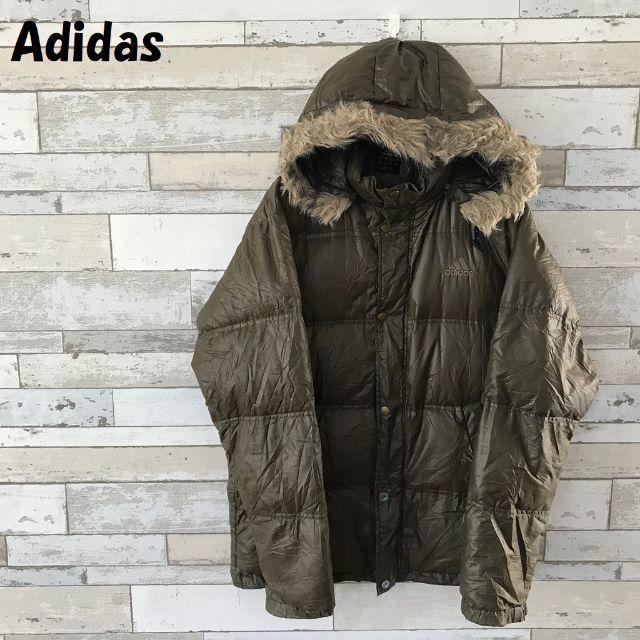 【極美品】adidas アディダス　デサント製　ダウンジャケット　M〜Lサイズ