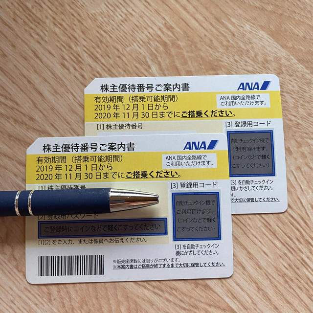 ANA(全日本空輸)(エーエヌエー(ゼンニッポンクウユ))のANA株主優待券 チケットの優待券/割引券(その他)の商品写真