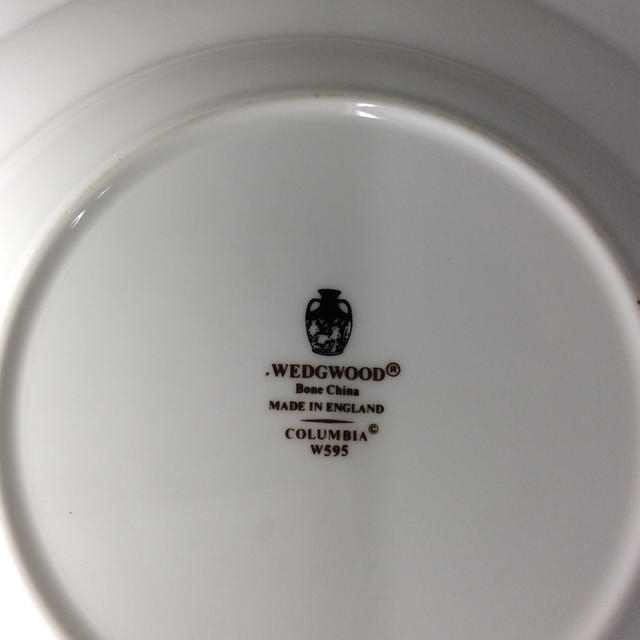 WEDGWOOD(ウェッジウッド)のウエッジウッド COLUMBIA お皿 プレート スープ皿 インテリア/住まい/日用品のキッチン/食器(食器)の商品写真