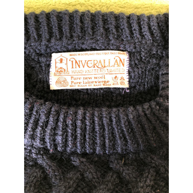 inverallan ネイビー  ニット　セーター