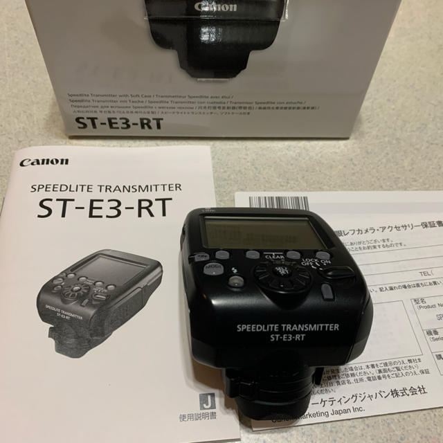 ☆美品Canonスピードライト600EX-RTとトランスミッターST-E3-RT ☆美品Canonスピードライト600EX-RTとトランスミッターST-E3-RT