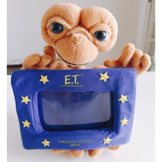 ユニバーサルスタジオジャパン(USJ)のE.T. 写真立て ぬいぐるみ付(フォトフレーム)