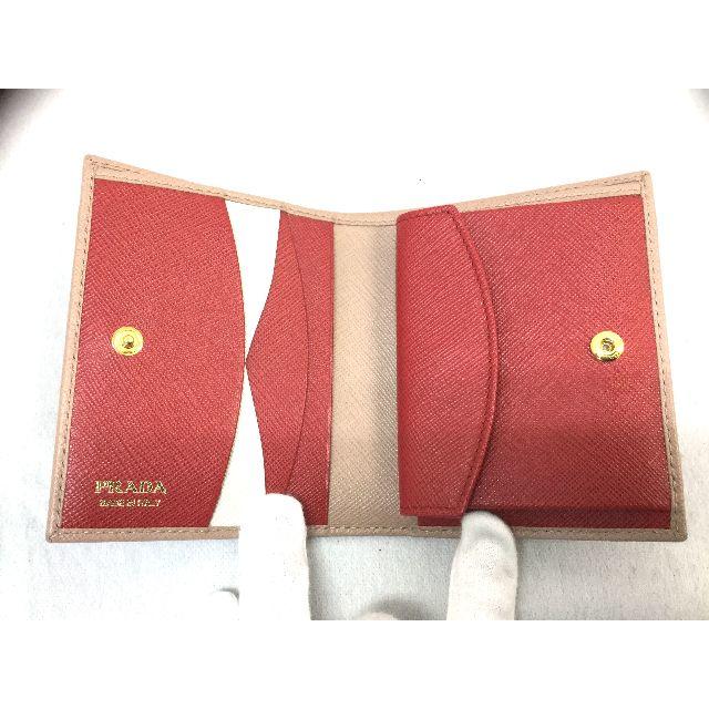 PRADA(プラダ)のPRADA  プラダ ♡ サフィアーノレザー　2つ折り財布　　 レディースのファッション小物(財布)の商品写真