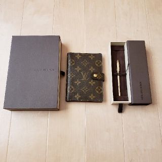 ルイヴィトン(LOUIS VUITTON)のキマミ様専用★ルイヴィトン★モノグラム手帳セット★箱あり(手帳)