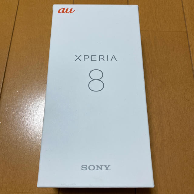 新品 au Xperia8 SOV42 ブルー