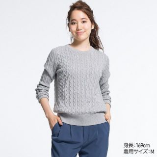 ユニクロ(UNIQLO)のユニクロ  ニット ケーブルセーター(ニット/セーター)