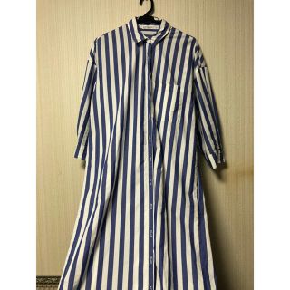 アパルトモンドゥーズィエムクラス(L'Appartement DEUXIEME CLASSE)の美品☆stateside ストライプシャツワンピ(ロングワンピース/マキシワンピース)