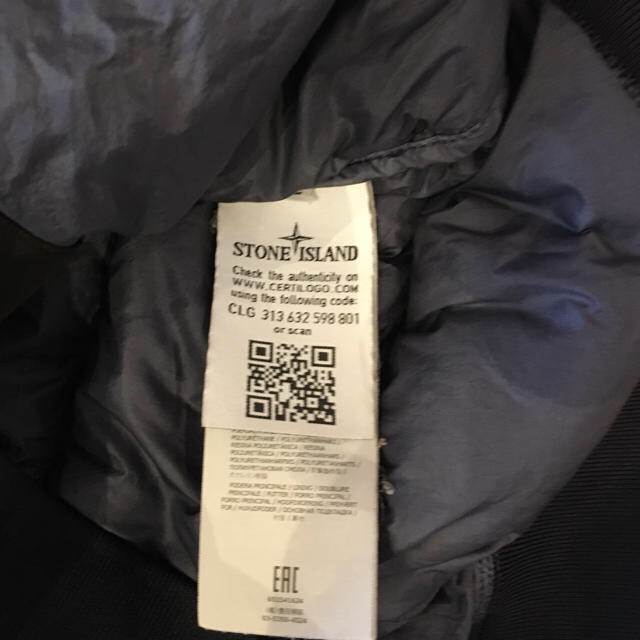 STONE ISLAND(ストーンアイランド)の美品　Stone island ストーンアイランド down jacket L メンズのジャケット/アウター(ダウンジャケット)の商品写真