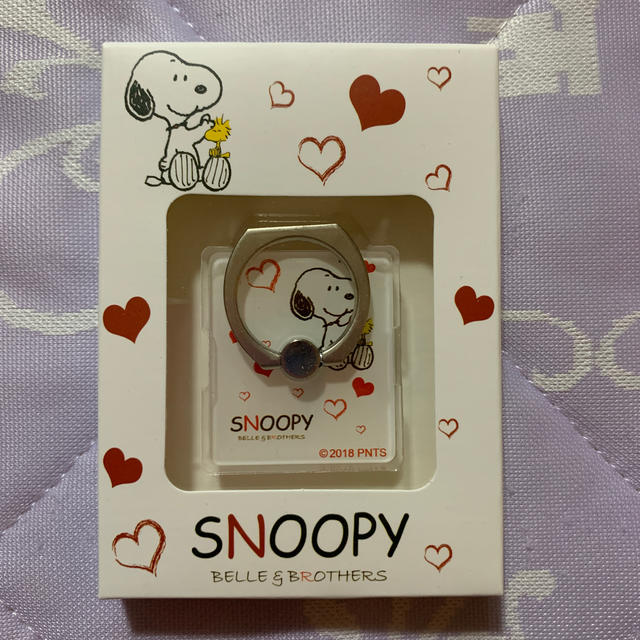 SNOOPY(スヌーピー)のSNOOPY スマホホルダー スマホ/家電/カメラのスマホアクセサリー(ストラップ/イヤホンジャック)の商品写真