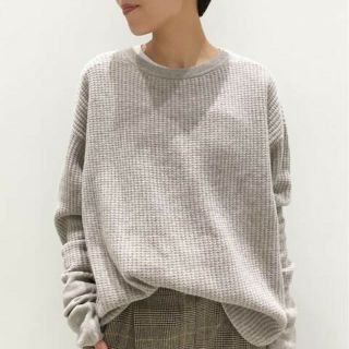 アパルトモンドゥーズィエムクラス(L'Appartement DEUXIEME CLASSE)のチーナ様専用アパルトモン THERMAL KNIT ベージュ(ニット/セーター)