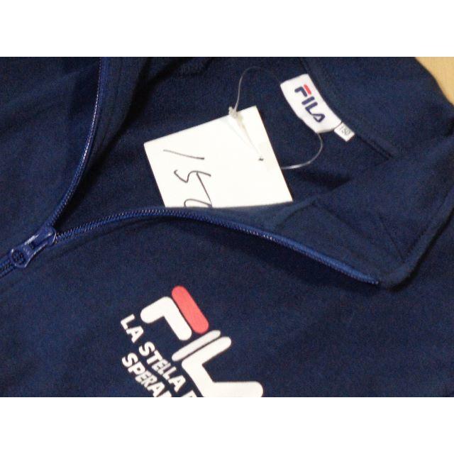 FILA(フィラ)の＜№4649＞★FILA★カットソー裏毛ジャケット☆150cm☆紺 キッズ/ベビー/マタニティのキッズ服男の子用(90cm~)(ジャケット/上着)の商品写真