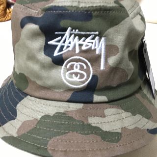 ステューシー(STUSSY)のSTUSSY  迷彩バケットハット(ハット)