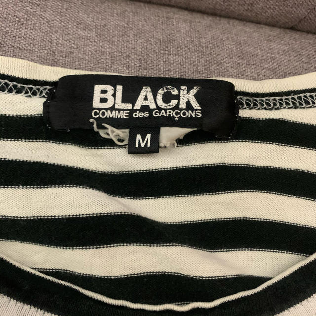 超爆安 BLACK COMME 新品 GARÇONSクレイジーボーダーカットソー des T