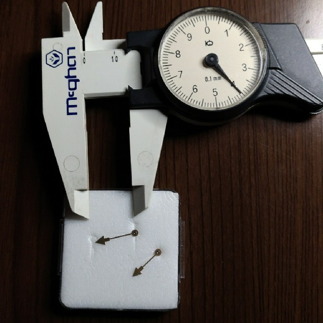 パテックフィリップPatek Phillipe時計用長短針ハンドセット18KGスイスコンディション