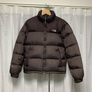 ザノースフェイス(THE NORTH FACE)のthe north face ヌプシダウンジャケット ブラウン(ダウンジャケット)