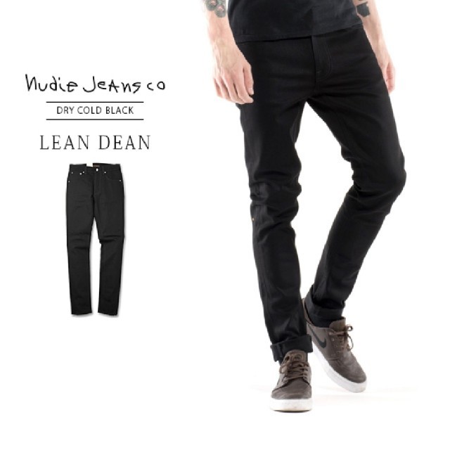 Nudie Jeans(ヌーディジーンズ)のnudie jeans lean dean dry cold black  メンズのパンツ(デニム/ジーンズ)の商品写真