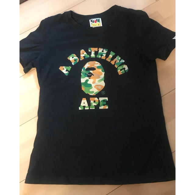 A BATHING APE(アベイシングエイプ)のエイプ　半袖二枚セット　150cm位　xs キッズ/ベビー/マタニティのキッズ服男の子用(90cm~)(Tシャツ/カットソー)の商品写真