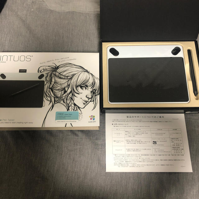 Wacom(ワコム)のワコム　ペンタブ　INTUOS DRAW スマホ/家電/カメラのPC/タブレット(PC周辺機器)の商品写真