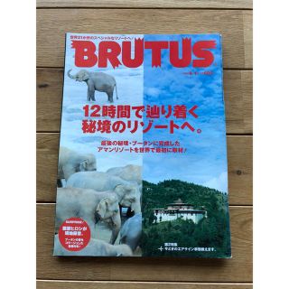 BRUTUS ブルータス　秘境のリゾート　旅　ガイドブック　book(地図/旅行ガイド)