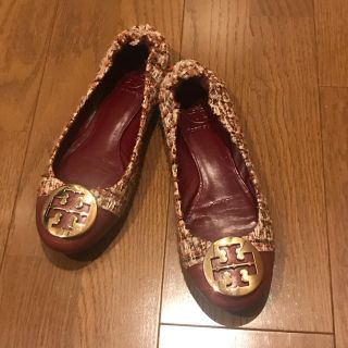 トリーバーチ(Tory Burch)のトリーバーチ ツイードフラットシューズ(バレエシューズ)