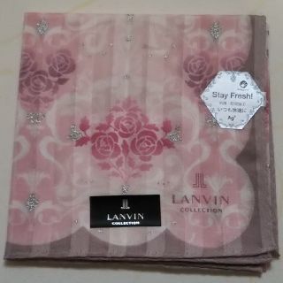 ランバン(LANVIN)の新品シール付き ランバン 大判ハンカチ 58㎝(ハンカチ)