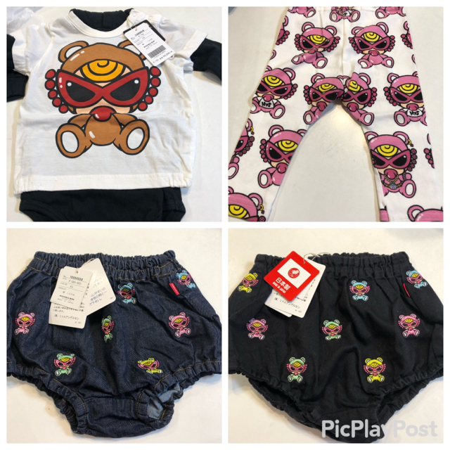 HYSTERIC MINI(ヒステリックミニ)のセット キッズ/ベビー/マタニティのキッズ服女の子用(90cm~)(Tシャツ/カットソー)の商品写真