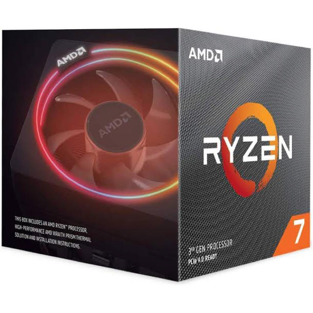 AMD Ryzen7 3700X BOX 国内正規品　新品未開封