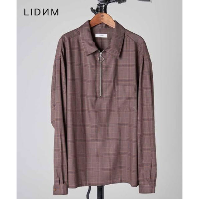 lidnm  リドム  ビンテージチェックリングジップシャツ 2点セット メンズのトップス(Tシャツ/カットソー(七分/長袖))の商品写真