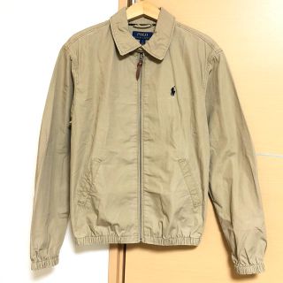 ポロラルフローレン(POLO RALPH LAUREN)の美品　ポロ　ラルフローレン　スイングトップ　ジャケット　ベージュ　US Ｓ(ブルゾン)