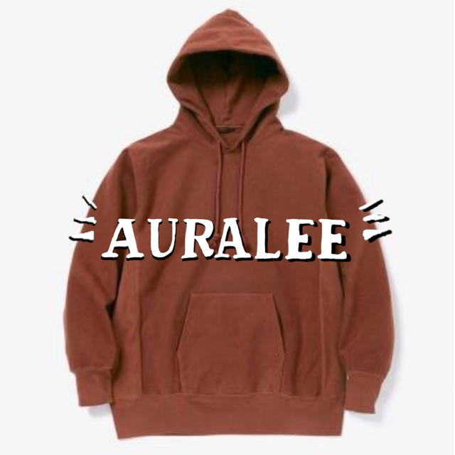 AURALEE SUPER MILLED SWEAT P/O PARKA