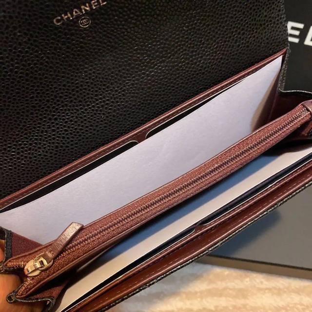 CHANEL(シャネル)のシャネル　マトラッセ　長財布　キャビアスキン レディースのファッション小物(財布)の商品写真