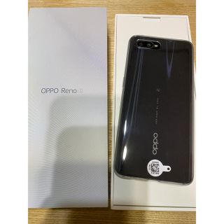 アンドロイド(ANDROID)のOPPO Reno A 64GB Black(スマートフォン本体)