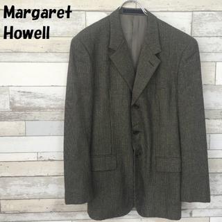 マーガレットハウエル(MARGARET HOWELL)のマーガレットハウエル ドッグトゥースチェックテーラードジャケット 千鳥格子 M(テーラードジャケット)