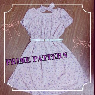 プライムパターン(PRIME PATTERN)のPRIMEPATTERN☆リボンワンピ☆(ひざ丈ワンピース)