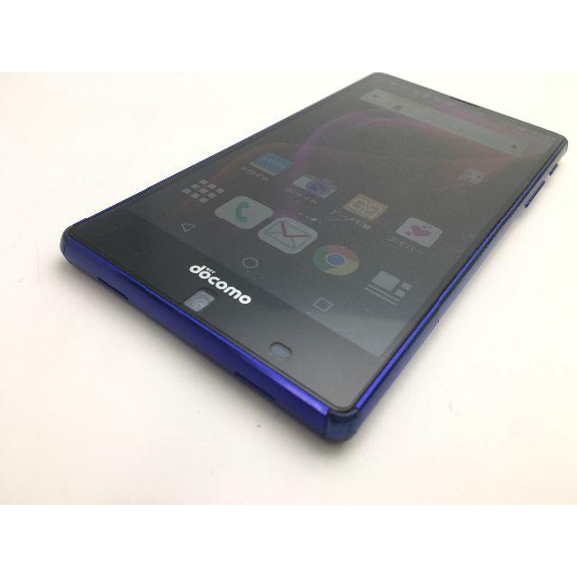 SHARP(シャープ)のSIMフリー docomo AQUOS ZETA SH-01H ブルー◆美品◆ スマホ/家電/カメラのスマートフォン/携帯電話(スマートフォン本体)の商品写真