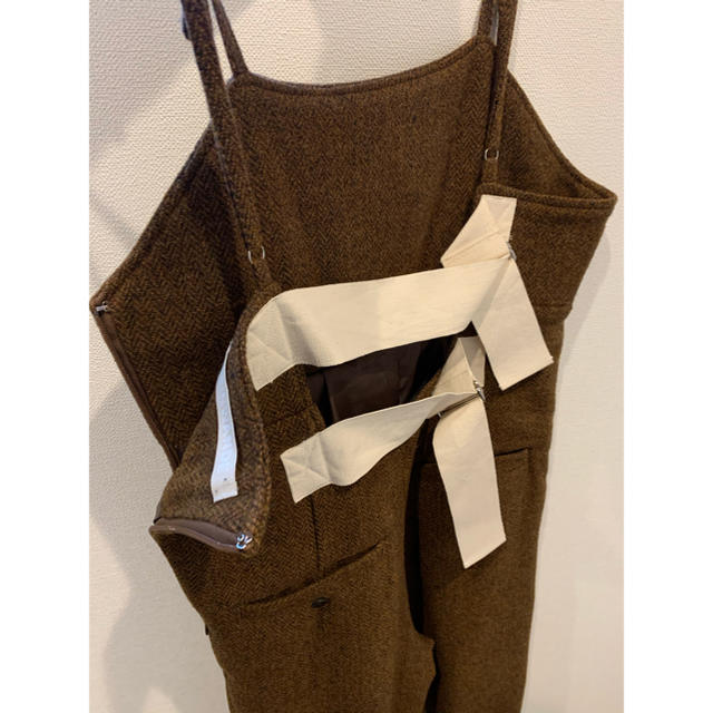 UNITED ARROWS(ユナイテッドアローズ)のleinwande 19aw Tweed Belted Jumpsuits レディースのパンツ(サロペット/オーバーオール)の商品写真