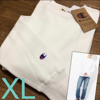 定番 白XL 新品 Champion チャンピオン トレーナー(スウェット)