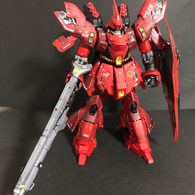 MGサザビー改修塗装品ガンダムプラモデル