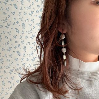 アメリヴィンテージ(Ameri VINTAGE)の再∞販 pearl long pierce(ピアス)