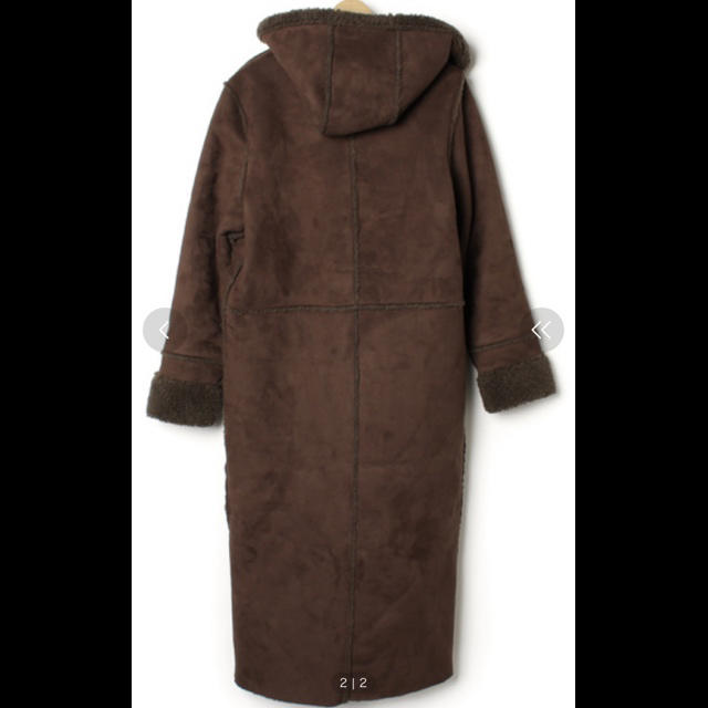 Ameri VINTAGE(アメリヴィンテージ)のAMERI SHEEP MOUTON LONG COAT レディースのジャケット/アウター(ロングコート)の商品写真