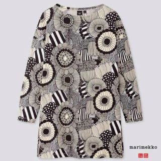 マリメッコ(marimekko)の【新品】マリメッコ×ユニクロ 長袖チュニック Mサイズ(チュニック)