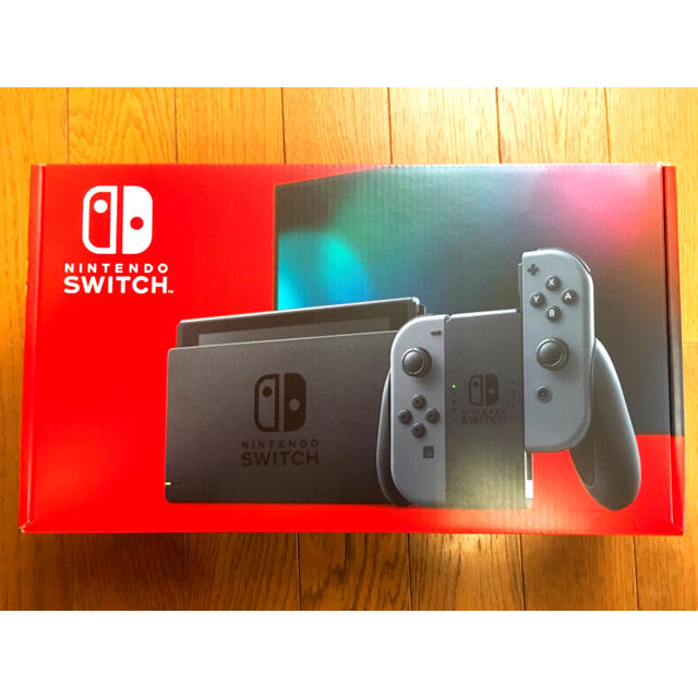 新型新品】任天堂スイッチ グレー色-