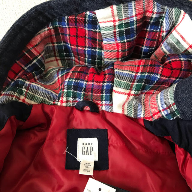 babyGAP(ベビーギャップ)のギャップ　GAP  ダッフルコート　90cm  キッズ/ベビー/マタニティのキッズ服男の子用(90cm~)(コート)の商品写真