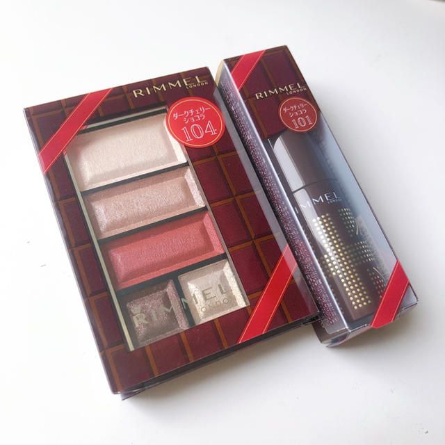 RIMMEL - 限定 リンメル CP 104 101 ダークチェリーショコラ 2点セット ...