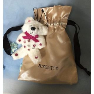 ジャスグリッティー(JUSGLITTY)の 未使用ジャスグリッティー ノベルティークマストラップ(ノベルティグッズ)