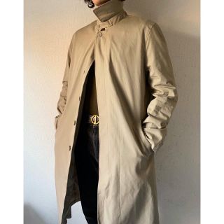 バーバリー(BURBERRY)のvintage ヴィンテージ 90s グレー スタンドカラー ステンカラーコート(ステンカラーコート)