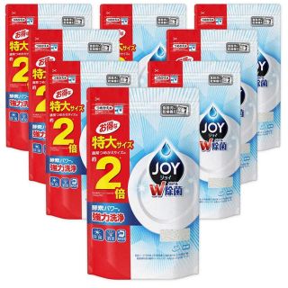 ピーアンドジー(P&G)の食洗機用ジョイ 食洗機用洗剤 除菌 詰め替え 特大 930g×8個(洗剤/柔軟剤)
