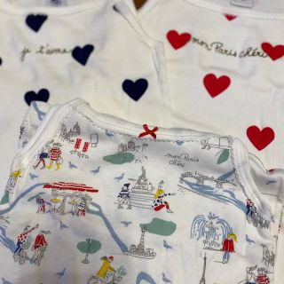 プチバトー(PETIT BATEAU)のプチバトー　8ansキャミソール3枚組　130(下着)