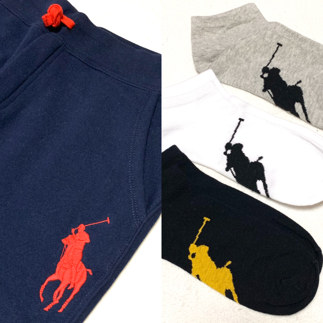 POLO RALPH LAUREN(ポロラルフローレン)の＊テルママ様 専用＊ボーイズ M/150 新品 裏起毛 スウェットパンツ キッズ/ベビー/マタニティのキッズ服男の子用(90cm~)(パンツ/スパッツ)の商品写真