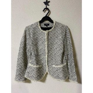 セオリー(theory)のTheory 18SS ツイードジャケット(ノーカラージャケット)